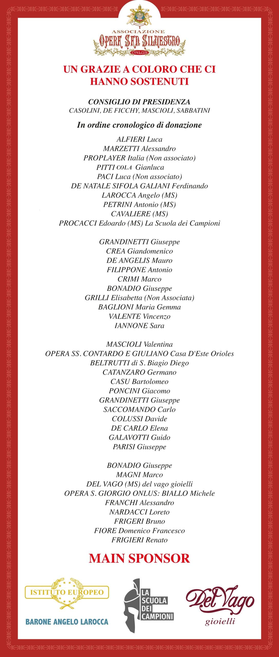 Al momento stai visualizzando GRAZIE