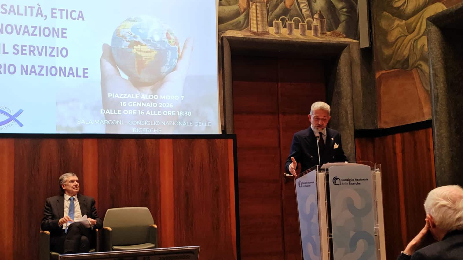 Al momento stai visualizzando l’Associazione Cavalieri di San Silvestro al CNR di Roma