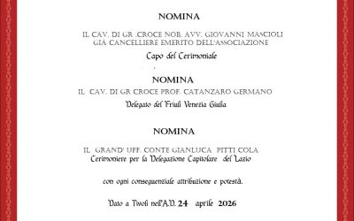Nuove nomine